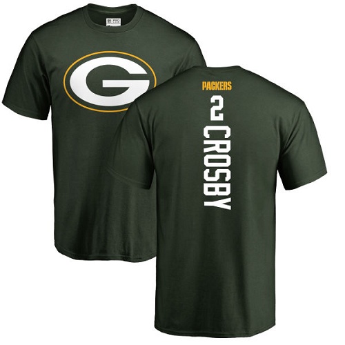 Green Bay Packers Green #2 Crosby Mason Backer Nike NFL T Shirt